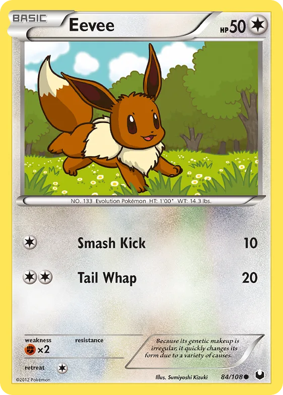 Eevee - 84/108 (City Championships) [Staff] #84 – XY Trainer Kit: Sylveon & Noivern