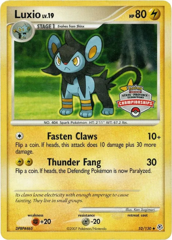 Luxio (State Championship Promo) #52 – XY Trainer Kit: Sylveon & Noivern