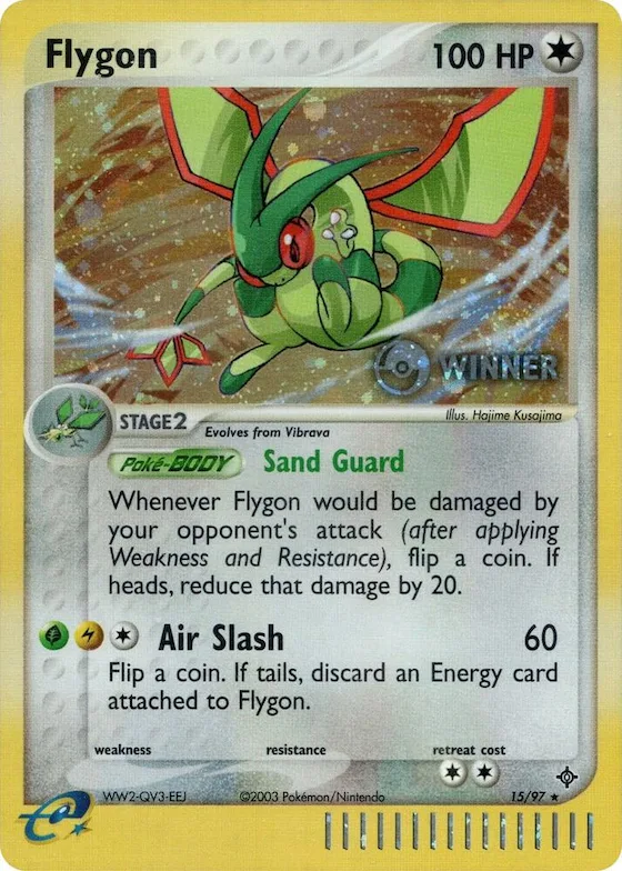 Flygon - 15/97 (Pokemon League) [Winner] #15 – XY Trainer Kit: Sylveon & Noivern
