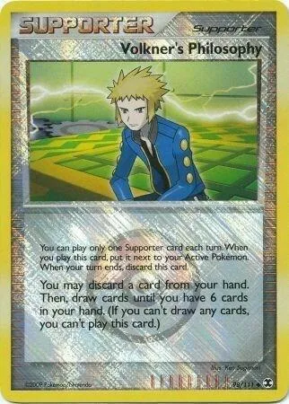 Volkner's Philosophy (Player Reward) #98 – XY Trainer Kit: Sylveon & Noivern