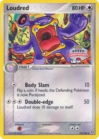 Loudred 35/106 (State Championships) #35 – XY Trainer Kit: Sylveon & Noivern