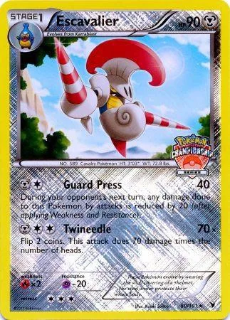 Escavalier (Championship Series) #80 – XY Trainer Kit: Sylveon & Noivern