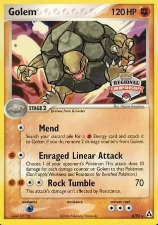 Golem (Regional Championships) #6 – XY Trainer Kit: Sylveon & Noivern