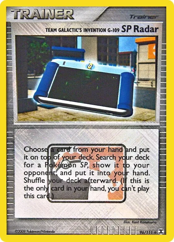 Team Galactic's Invention G-109 SP Radar (League Promo) #96 – XY Trainer Kit: Sylveon & Noivern