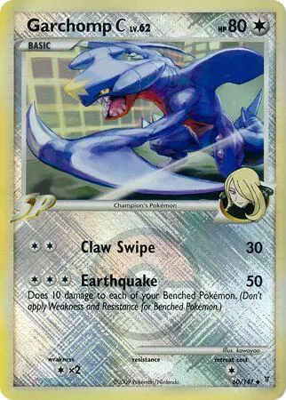 Garchomp C (League Promo) #60 – XY Trainer Kit: Sylveon & Noivern