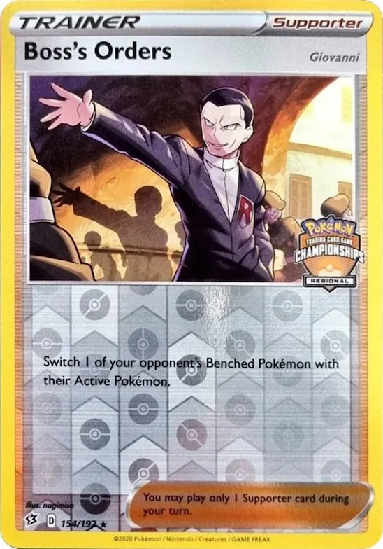 Boss's Orders (Regional Championships) #154 – XY Trainer Kit: Sylveon & Noivern