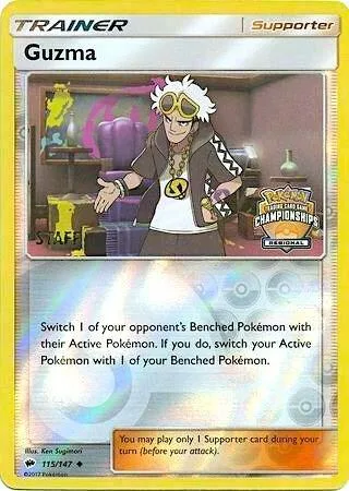 Guzma - 115/147 (Regional Championships) [Staff] #115 – XY Trainer Kit: Sylveon & Noivern