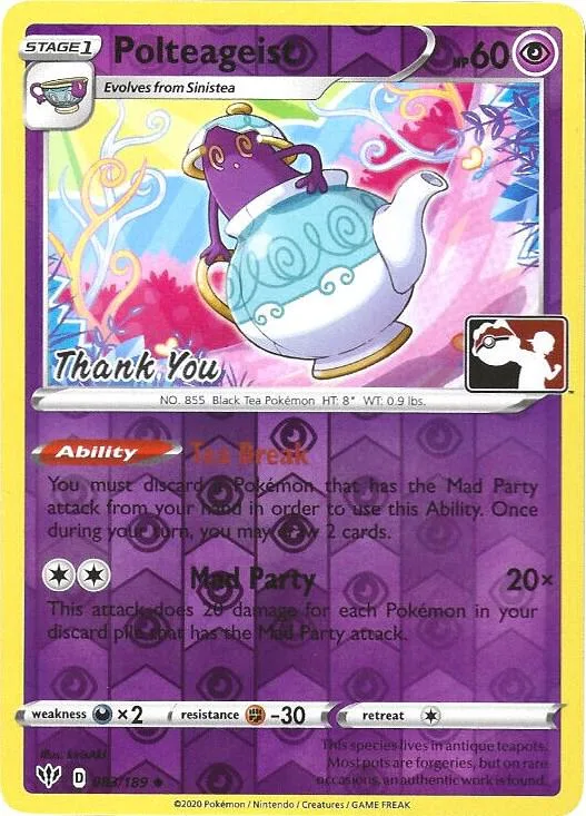 Polteageist - 83/189 (Pokemon League) [Thank You] #83 – XY Trainer Kit: Sylveon & Noivern