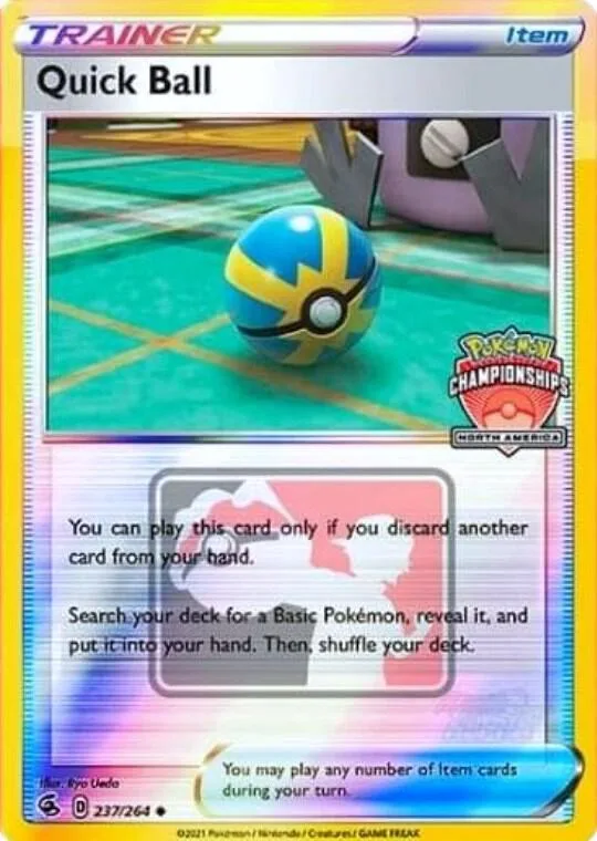 Quick Ball (North America Championships) #237 – XY Trainer Kit: Sylveon & Noivern