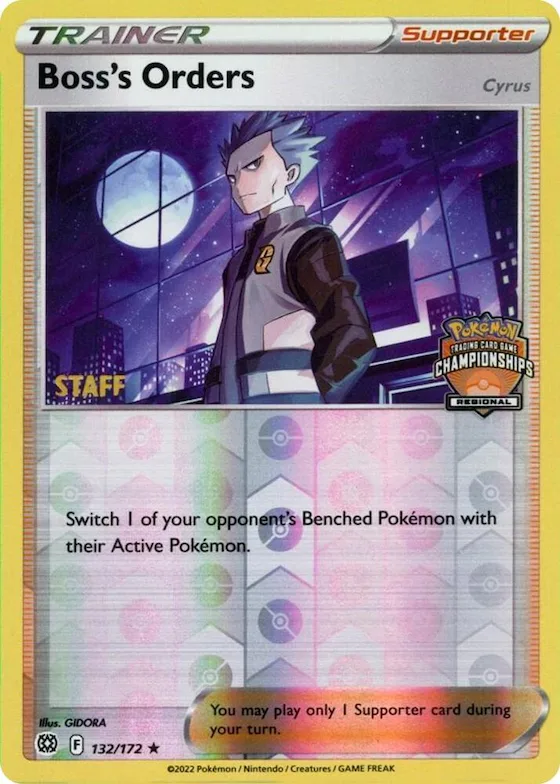 Boss's Orders - 132/172 (Regional Championships) [Staff] #132 – XY Trainer Kit: Sylveon & Noivern