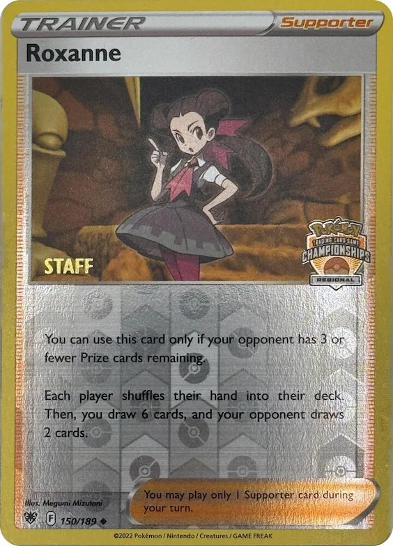 Roxanne - 150/189 (Regional Championships) [Staff] #150 – XY Trainer Kit: Sylveon & Noivern