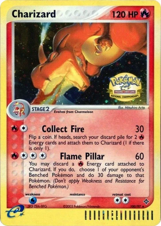 Charizard (National Championships) #100 – XY Trainer Kit: Sylveon & Noivern