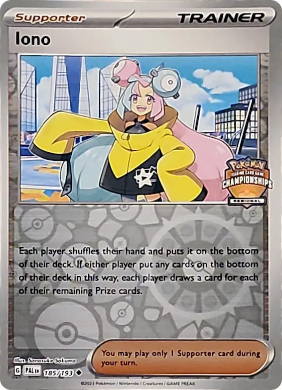 Iono (Regional Championships) #185 – XY Trainer Kit: Sylveon & Noivern