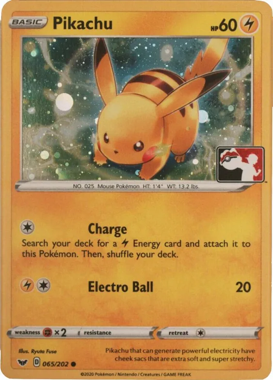 Pikachu (Cosmos Holo) #65 – XY Trainer Kit: Sylveon & Noivern