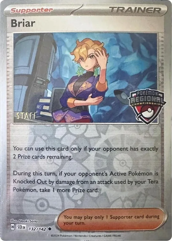 Briar - 132/142 (Regional Championship) [Staff] #132 – XY Trainer Kit: Sylveon & Noivern