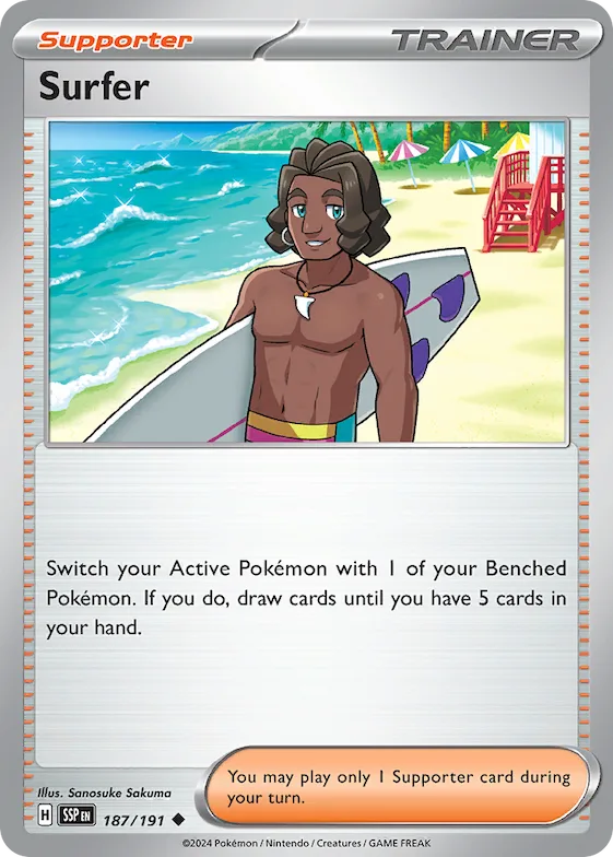 Surfer (Regional Championship) #187 – XY Trainer Kit: Sylveon & Noivern
