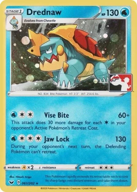 Drednaw (League Promo) #61 – XY Trainer Kit: Sylveon & Noivern