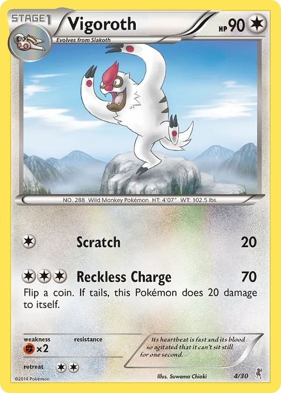 Vigoroth (#4) #4 – XY Trainer Kit: Sylveon & Noivern