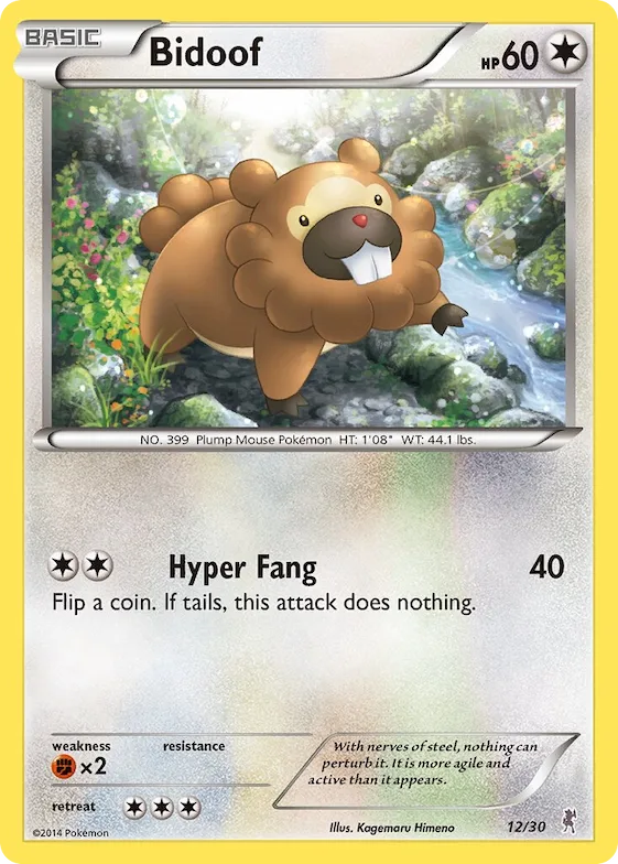 Bidoof #12 – XY Trainer Kit: Sylveon & Noivern