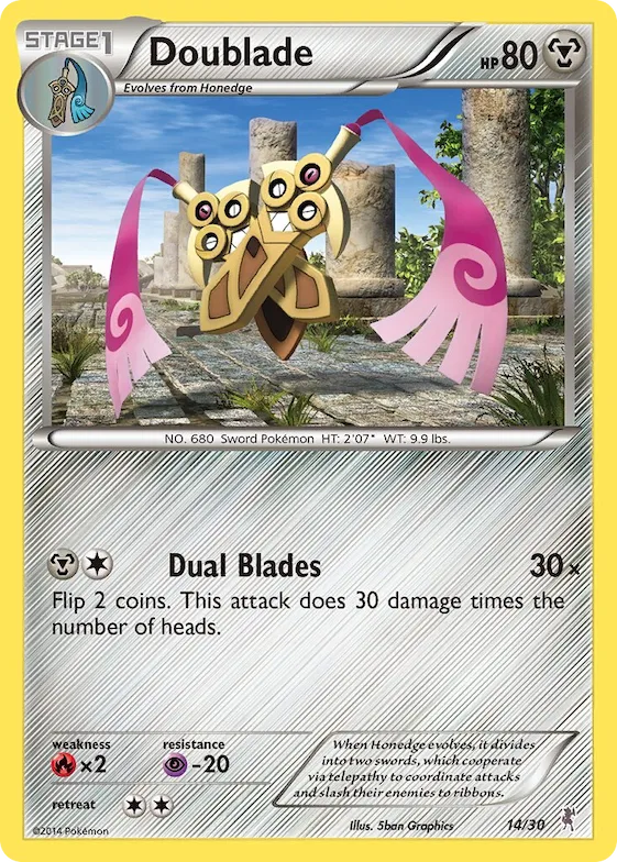 Doublade (#14) #14 – XY Trainer Kit: Sylveon & Noivern