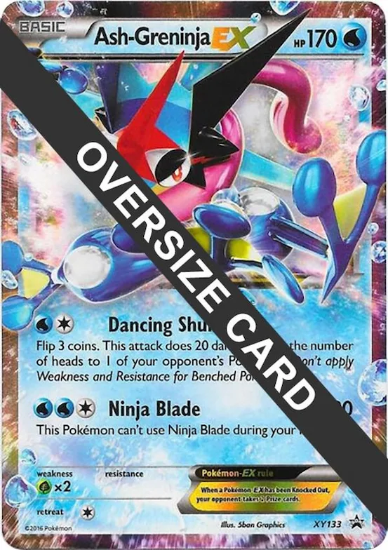 Ash-Greninja EX - XY133 (XY Black Star Promos) #xy133 – XY Trainer Kit: Sylveon & Noivern