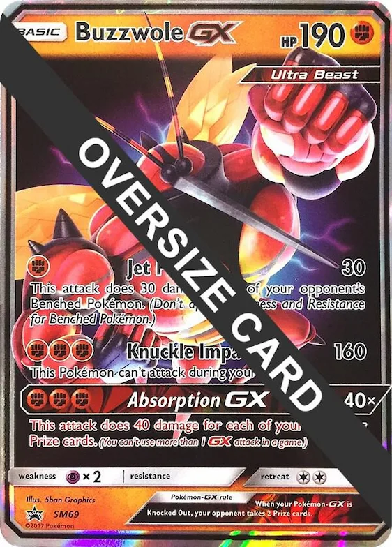 Buzzwole GX - SM69 (SM Black Star Promos) #sm69 – XY Trainer Kit: Sylveon & Noivern