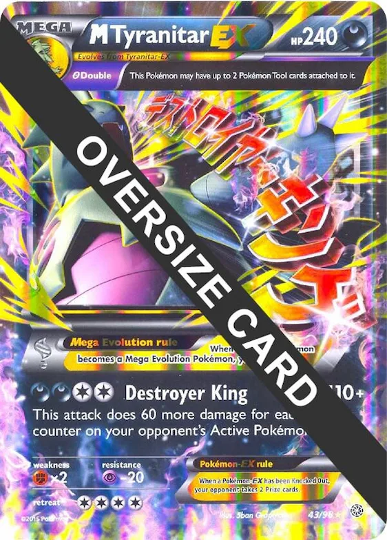 M Tyranitar EX #43 – XY Trainer Kit: Sylveon & Noivern