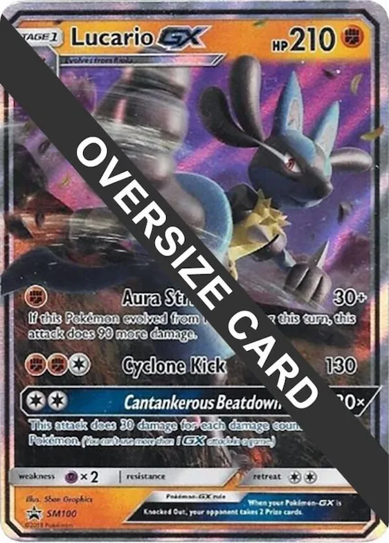 Lucario GX - SM100 #sm100 – XY Trainer Kit: Sylveon & Noivern