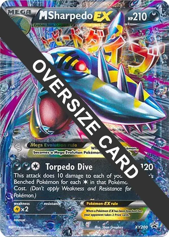 M Sharpedo EX - XY200 #xy200 – XY Trainer Kit: Sylveon & Noivern