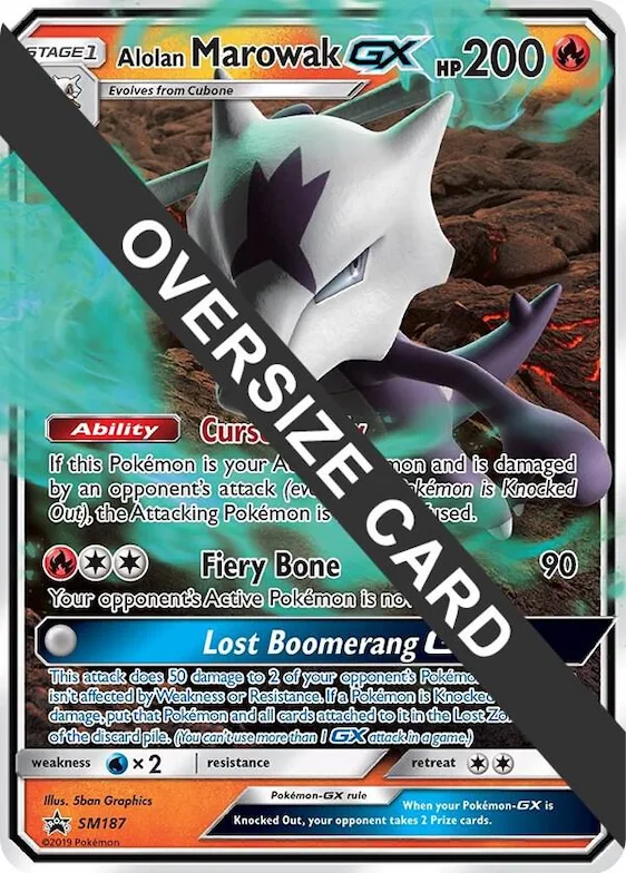 Alolan Marowak GX - SM187 #sm187 – XY Trainer Kit: Sylveon & Noivern