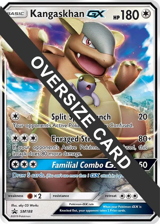 Kangaskhan GX - SM188 (SM Black Star Promo) #sm188 – XY Trainer Kit: Sylveon & Noivern