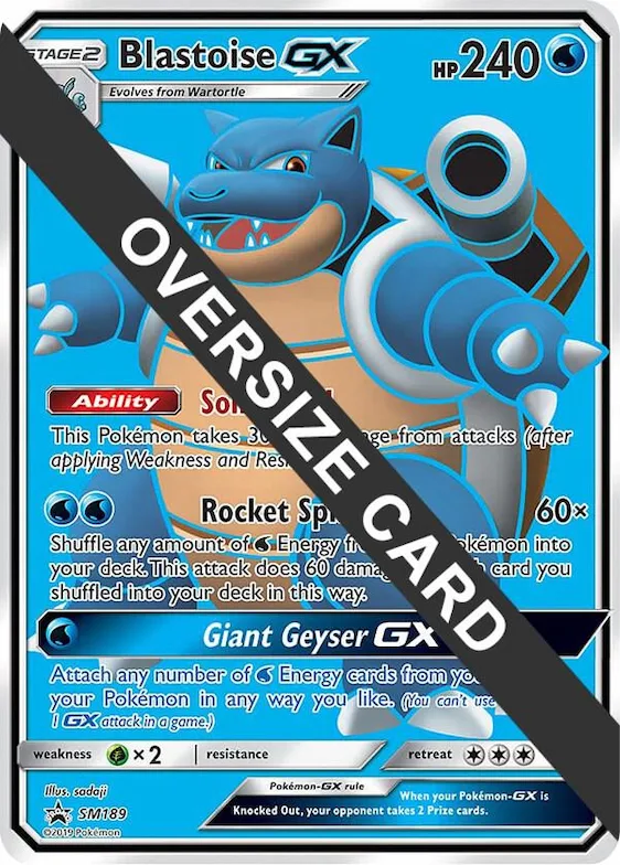 Blastoise GX - SM189 (Black Star Promos) #sm189 – XY Trainer Kit: Sylveon & Noivern