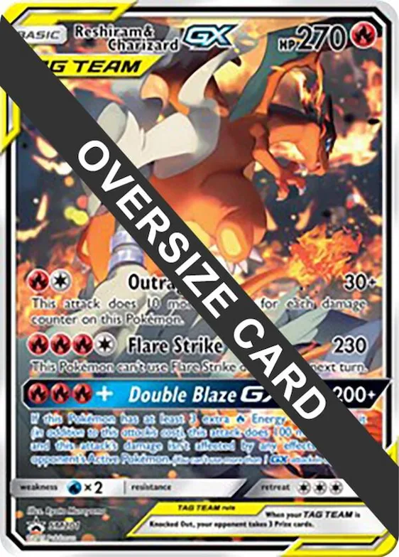 Reshiram & Charizard GX - SM201 #sm201 – XY Trainer Kit: Sylveon & Noivern