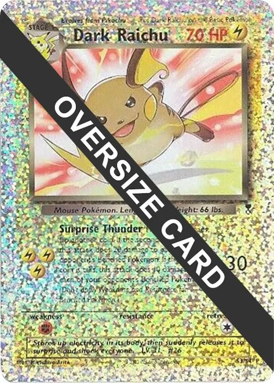 Dark Raichu - S3/S4 (Box Topper) #s3 – XY Trainer Kit: Sylveon & Noivern