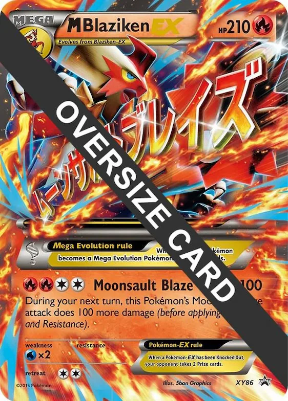 M Blaziken EX - XY86 #xy86 – XY Trainer Kit: Sylveon & Noivern