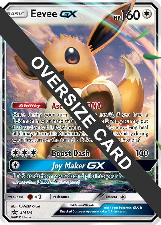 Eevee GX - SM174 (SM Black Star Promo) #sm174 – XY Trainer Kit: Sylveon & Noivern