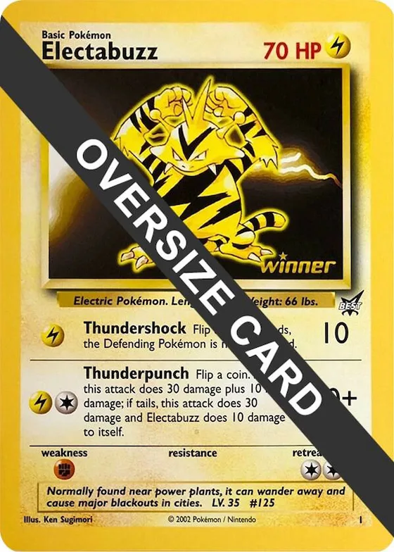 Electabuzz - 1 (Best of Game 1 Promo) #1 – XY Trainer Kit: Sylveon & Noivern