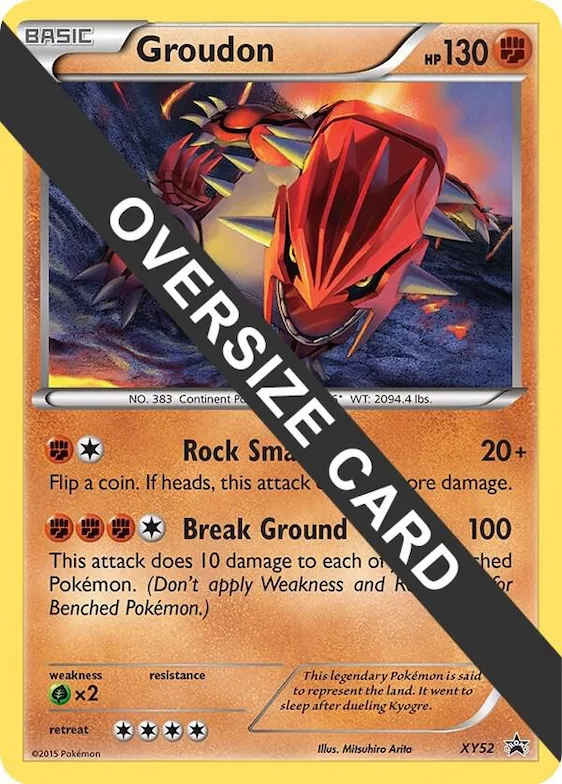 Groudon - XY52 (XY Black Star Promo) #xy52 – XY Trainer Kit: Sylveon & Noivern