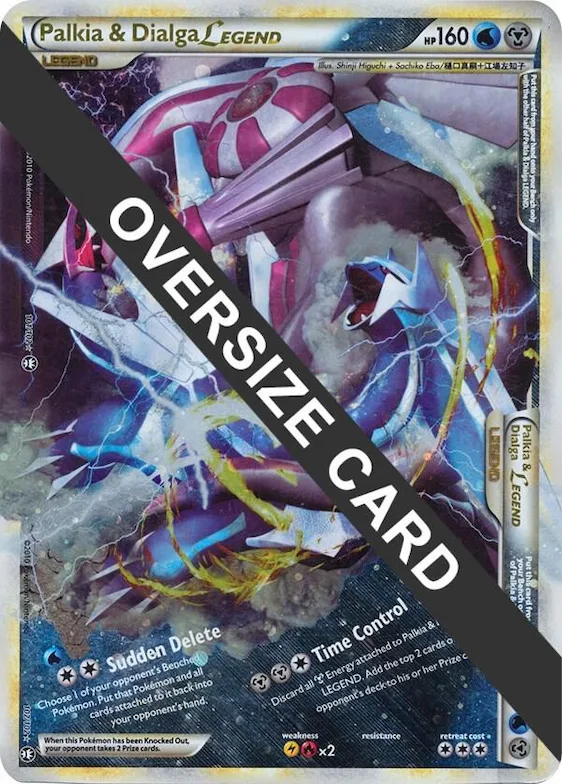 Palkia & Dialga Legends - 101/102 + 102/102 (Single Oversized Promo) #101 – XY Trainer Kit: Sylveon & Noivern