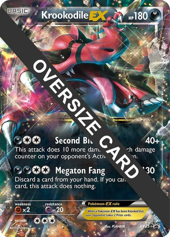 Krookodile EX - XY25 #xy25 – XY Trainer Kit: Sylveon & Noivern
