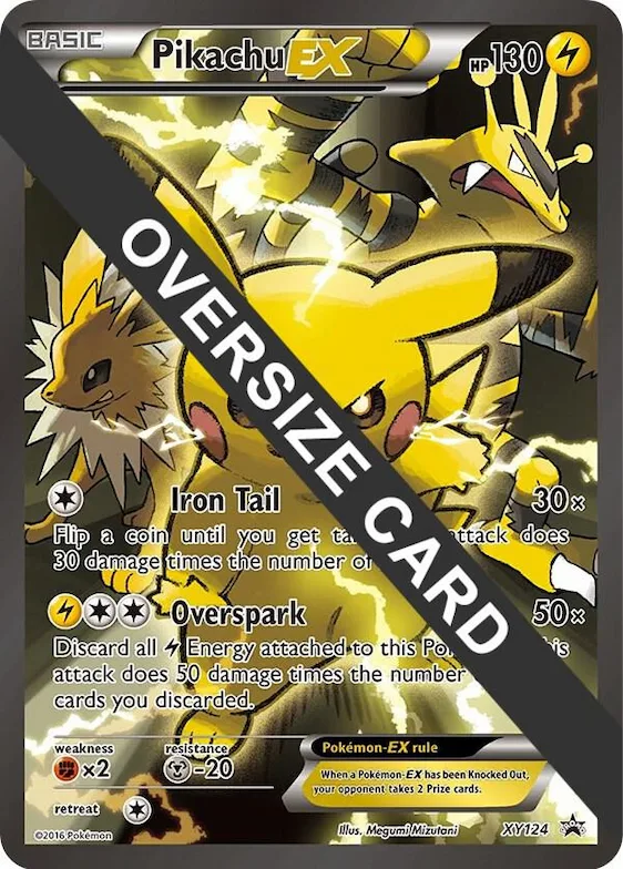 Pikachu EX - XY124 #xy124 – XY Trainer Kit: Sylveon & Noivern