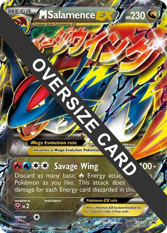 M Salamence EX - XY171 #xy171 – XY Trainer Kit: Sylveon & Noivern