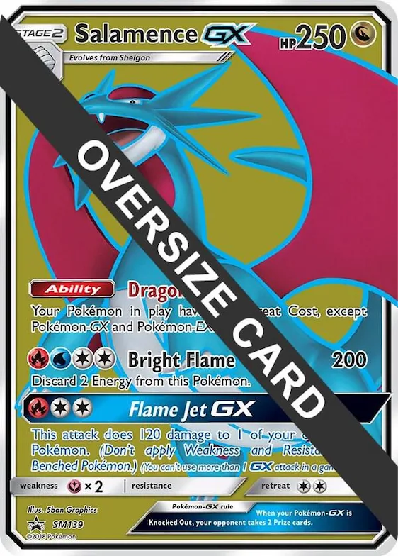 Salamence GX - SM139 (SM Black Star Promo) #sm139 – XY Trainer Kit: Sylveon & Noivern