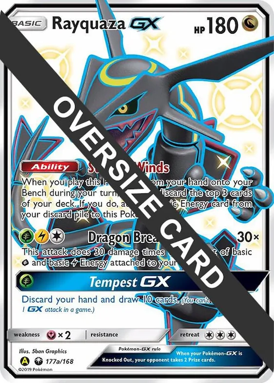 Rayquaza GX #177a – XY Trainer Kit: Sylveon & Noivern