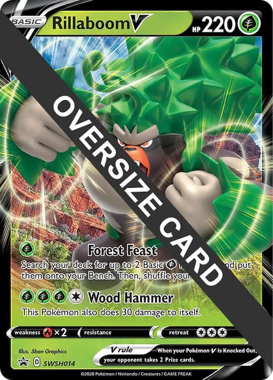 Rillaboom V - SWSH014 #swsh14 – XY Trainer Kit: Sylveon & Noivern