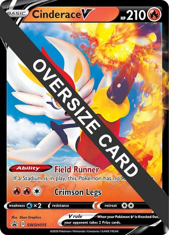 Cinderace V - SWSH015 #swsh15 – XY Trainer Kit: Sylveon & Noivern