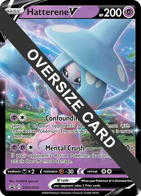 Hatterene V - SWSH055 #swsh55 – XY Trainer Kit: Sylveon & Noivern