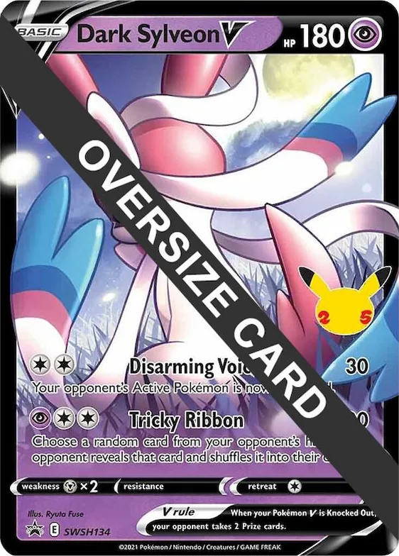 Dark Sylveon V - SWSH134 #swsh134 – XY Trainer Kit: Sylveon & Noivern