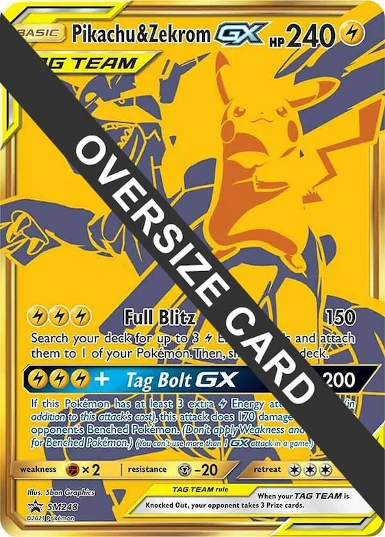 Pikachu & Zekrom GX - SM248 #sm248 – XY Trainer Kit: Sylveon & Noivern