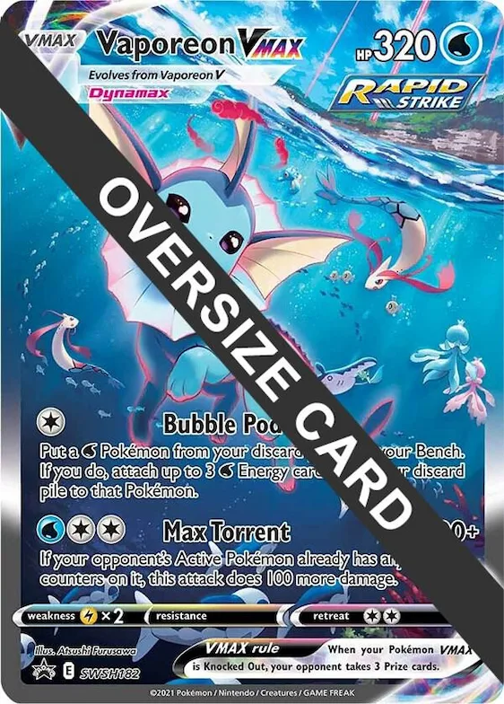 Vaporeon VMAX - SWSH182 #swsh182 – XY Trainer Kit: Sylveon & Noivern